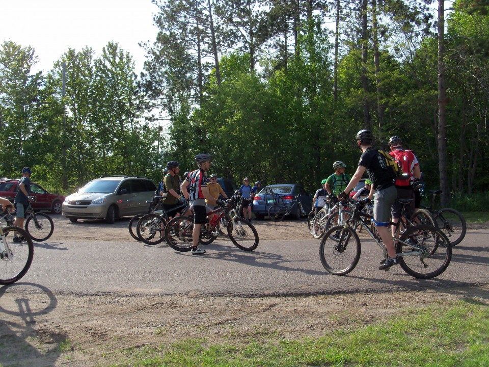 Churning Rapids group ride